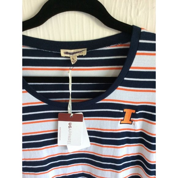 NWT University Of Illinois NCAA, UG Apparel Womens Tee Shirt, Size L - Picture 2 of 7
